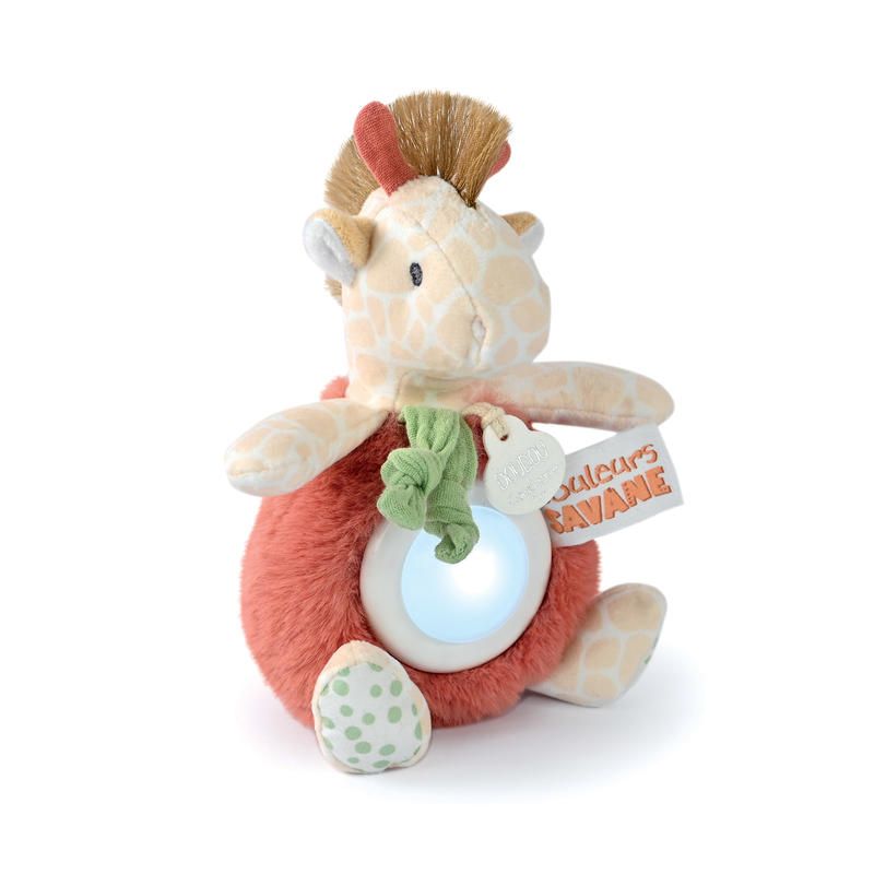 Veilleuse Doudou Raconte 15cm Girafe Beige - doudou et compagnie