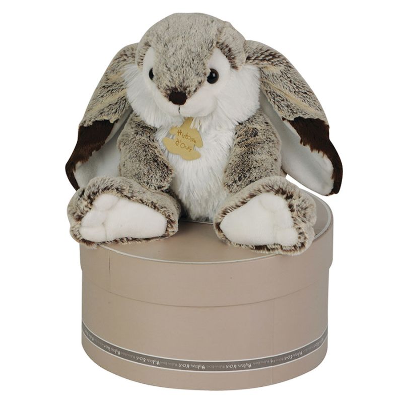 Lapin Marius A La Campagne 30cm Gris - histoire d'ours