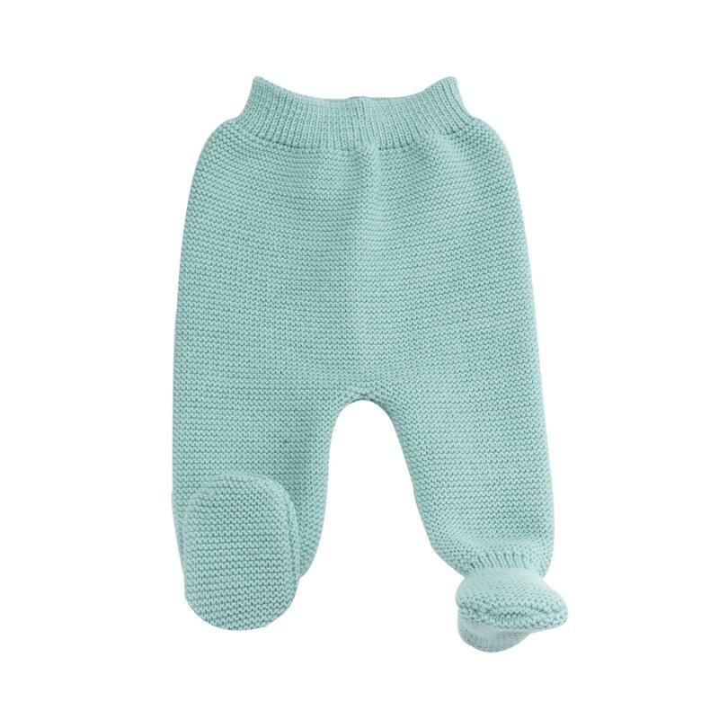 Pantalon Maille 0/1m Vert Sauge Trois Kilos Sept - trois kilos sept
