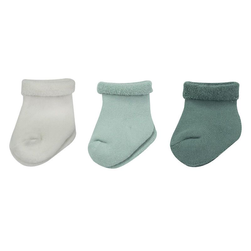 Lot 3 Paires Chaussette 0-6m - Sapin / Ecru / Sauge Sapin/Cru/Sauge Trois Kilos Sept - trois kilos sept