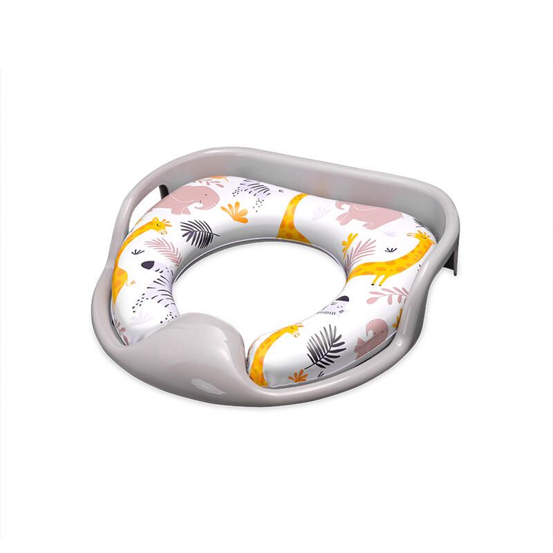 Reducteur De Toilette Soft Animaux Gris - lorelli