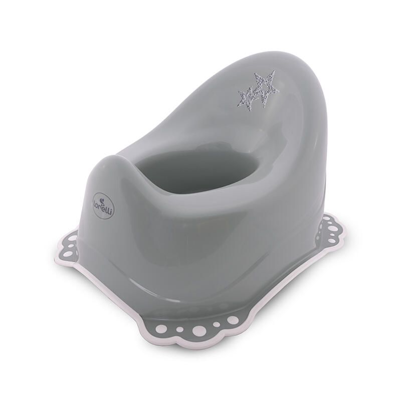 Pot Anatomique Bebe Little Stars Gris - lorelli