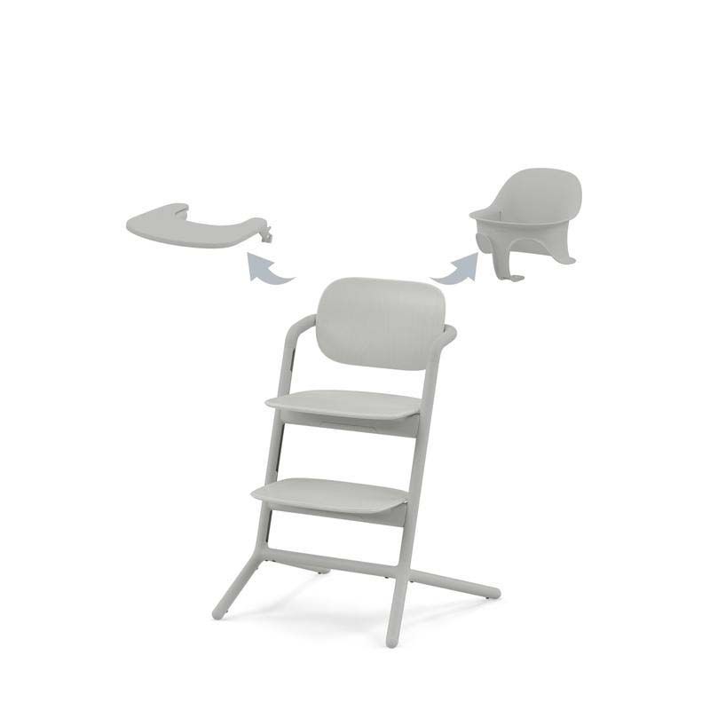 Chaise Haute Lemo 2 3-en-1 Gold Grey - cybex