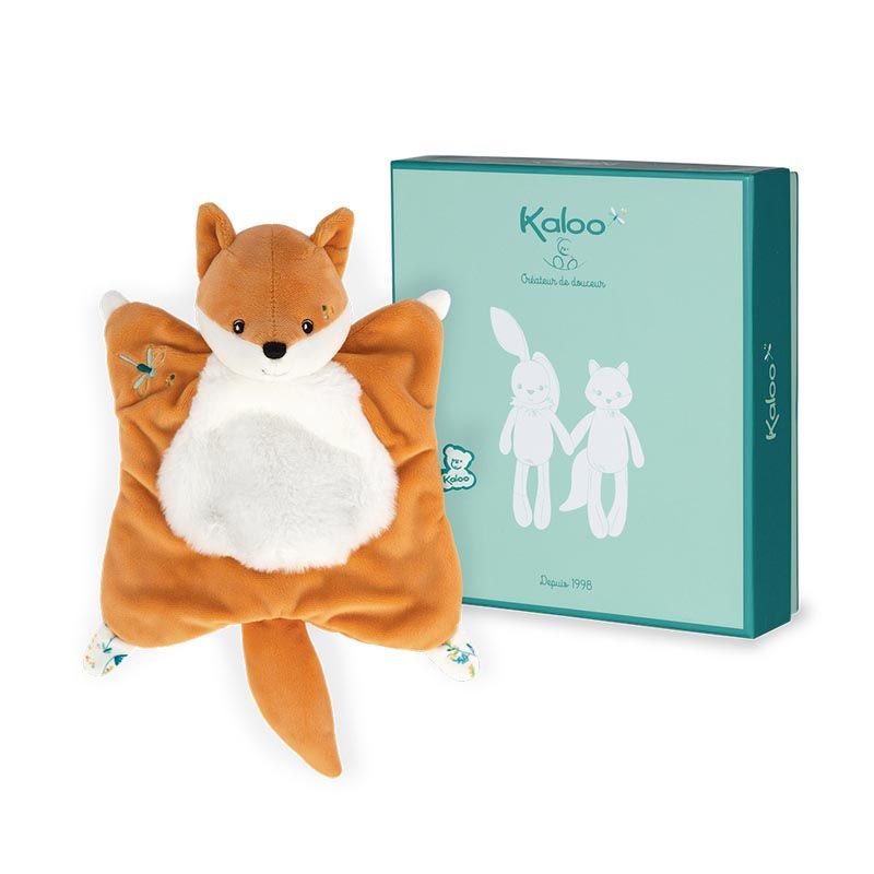 Doudou carré Renard Moyen - kaloo