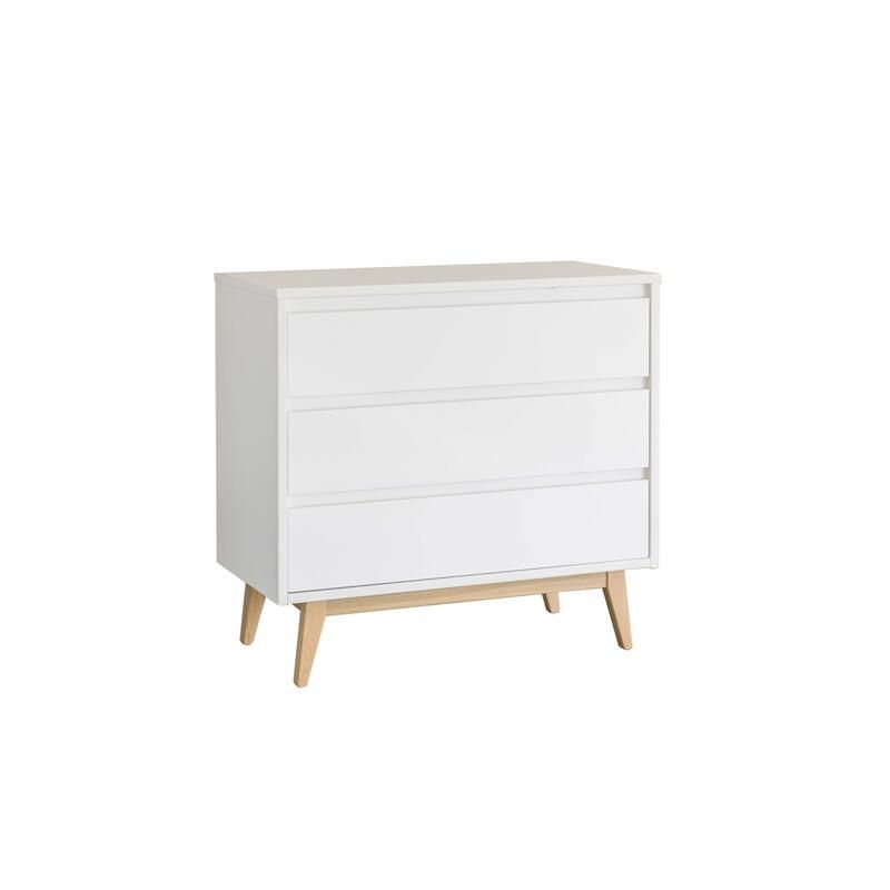 Commode à langer 3 tiroirs Pure Blanc - pericles