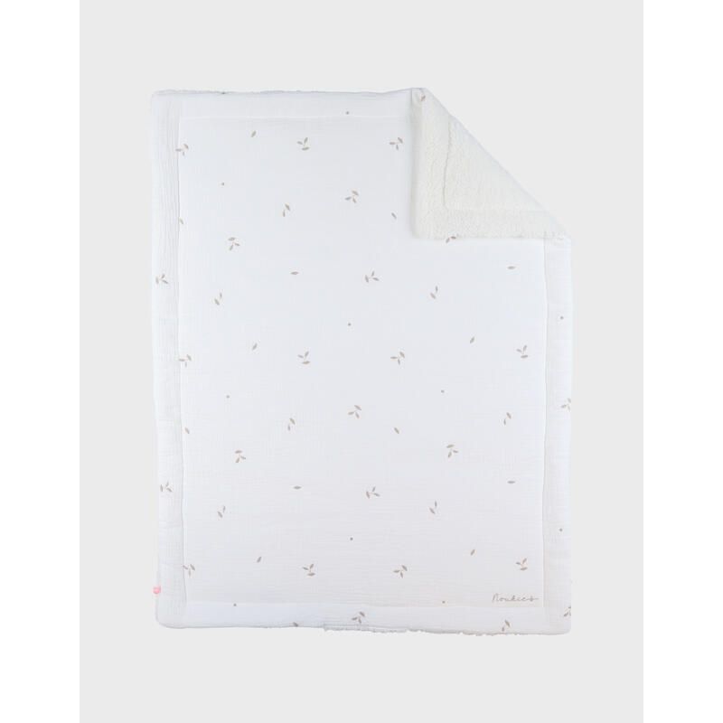 Couverture Gaze De Coton Bio Brodee Sherpa Fluffy, Orso Lily 75x100cm - noukie 's