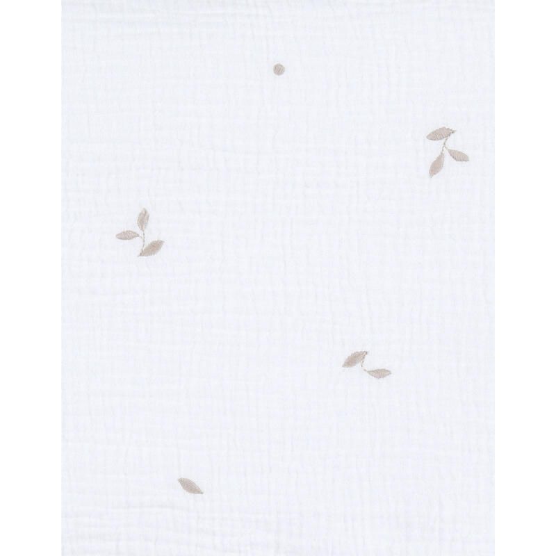 Tour De Lit, Gaze De Coton Bio Brodee Fluffy, Orso Lily - noukie 's
