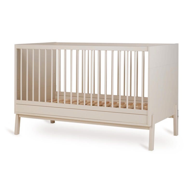 Lit bébé évolutif 70x140cm Ashi Argile - quax