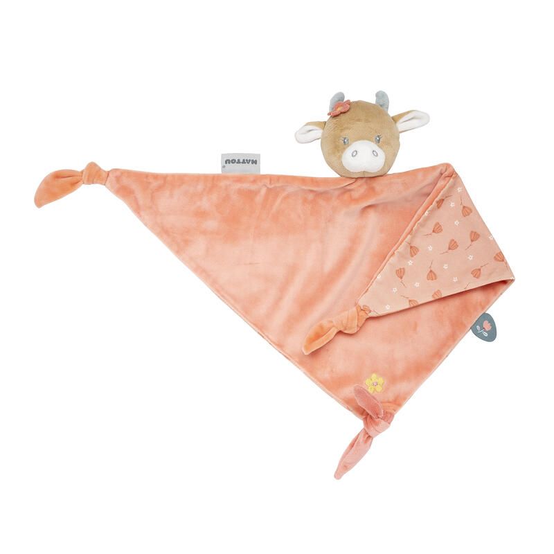 Maxi-doudou Vache Mila Mila, Zoe Lana - nattou