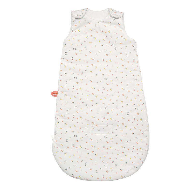 Gigoteuse Popeline Mila, Zo Lana 70cm Blanc Avec Imprime - nattou