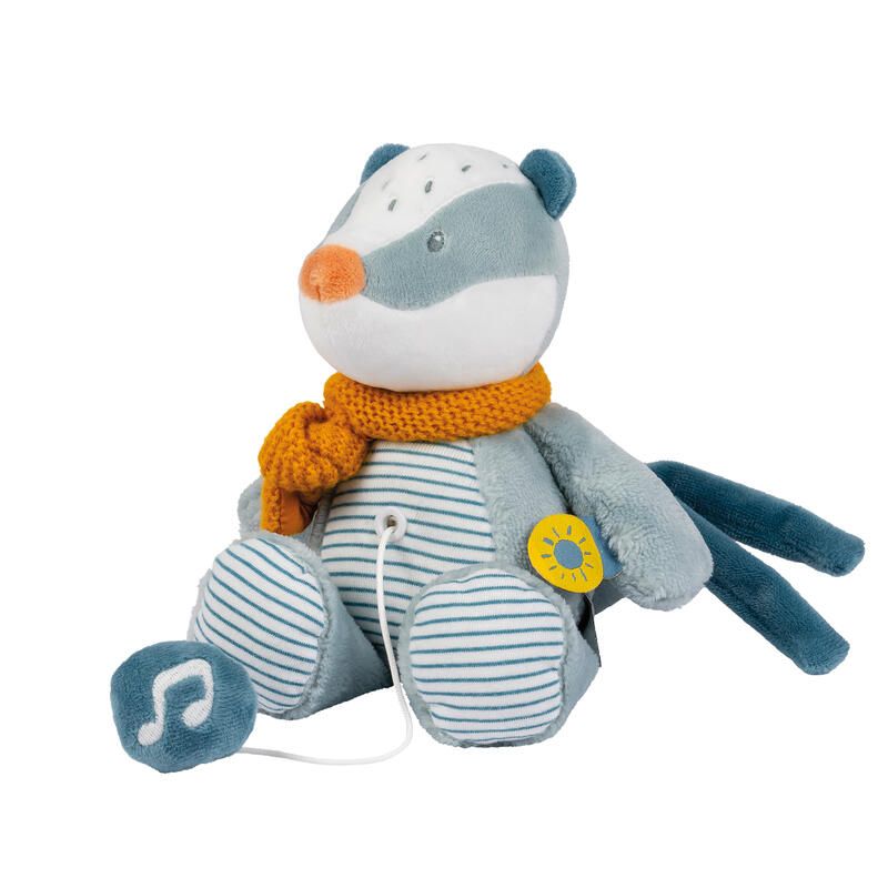 Mini Peluche Musicale Blaireau Felix Leo - nattou