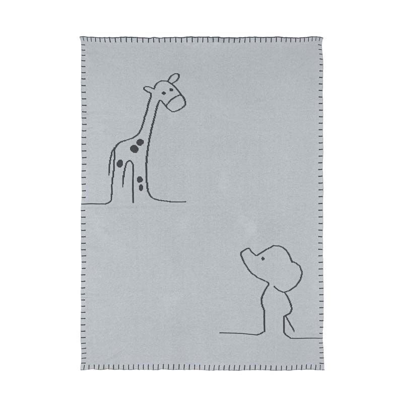 Couverture Tricot Luna Axel 75x100cm - nattou