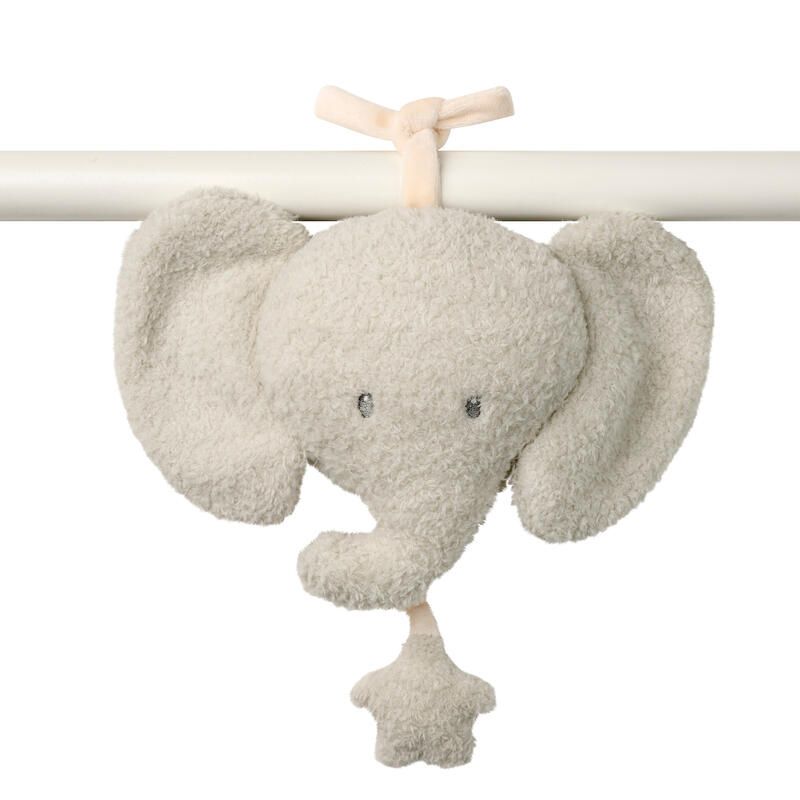 Musical Tete Elephant Teddy Bouclette - nattou
