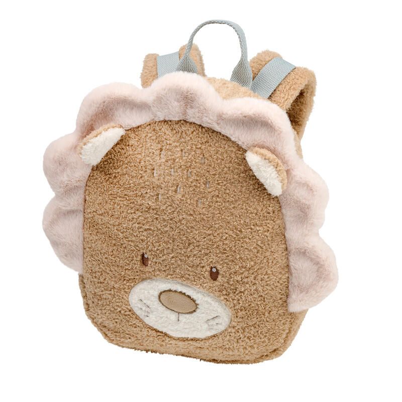 Sac A Dos Lion Teddy Bouclette Beige - nattou
