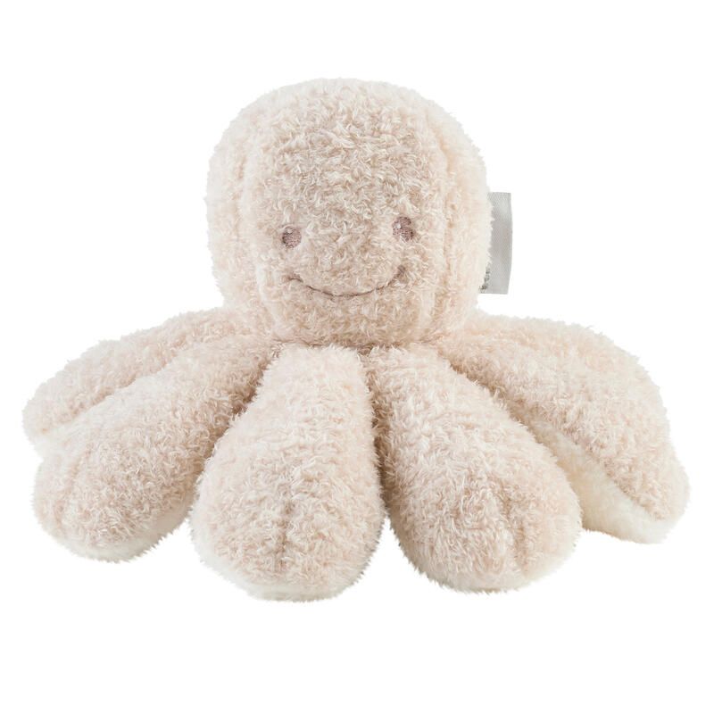 Pieuvre Dactivite Teddy Bouclette 28cm Beige - nattou