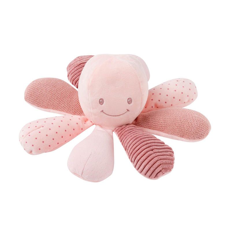 Poulpe D Activites Lapidou Rose - nattou