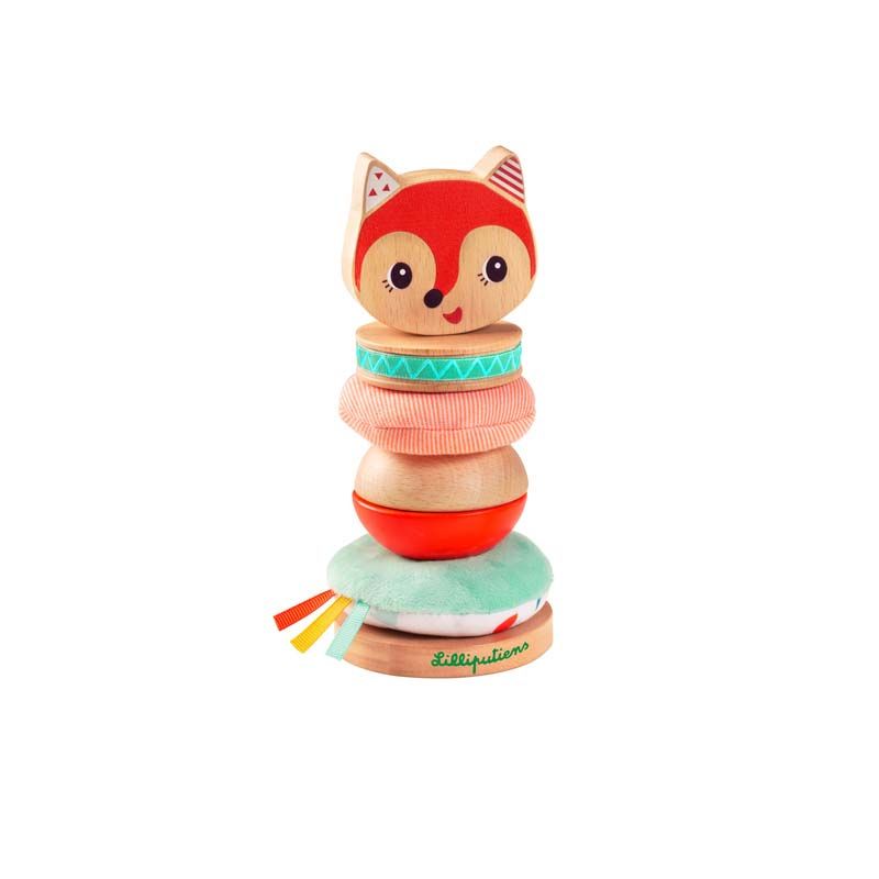 Pyramide A Empiler Alice Multicolore - lilliputiens