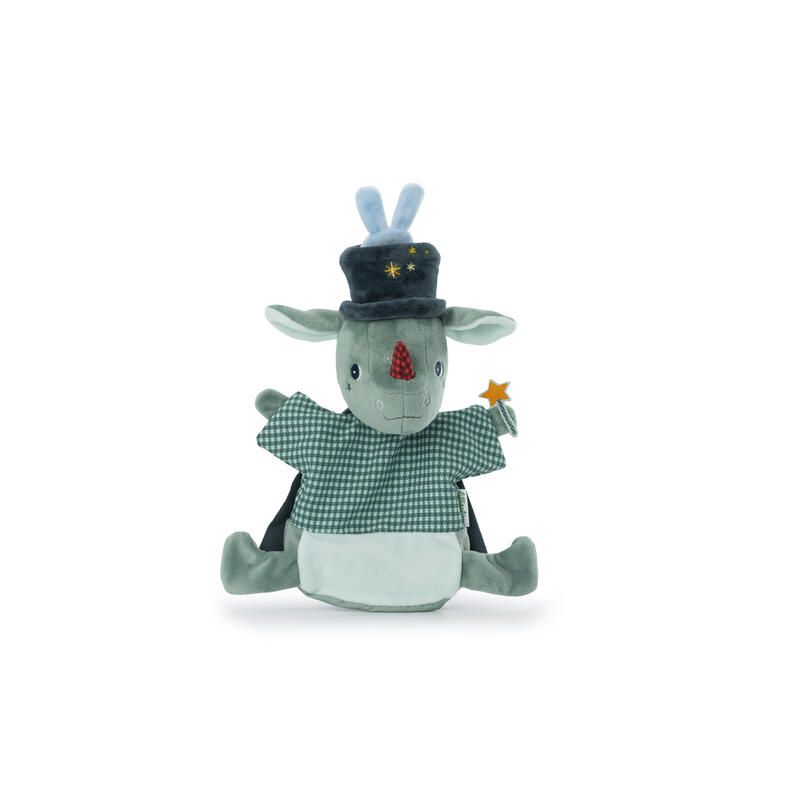 Magicien Marionnette A Main Joe Vert - lilliputiens