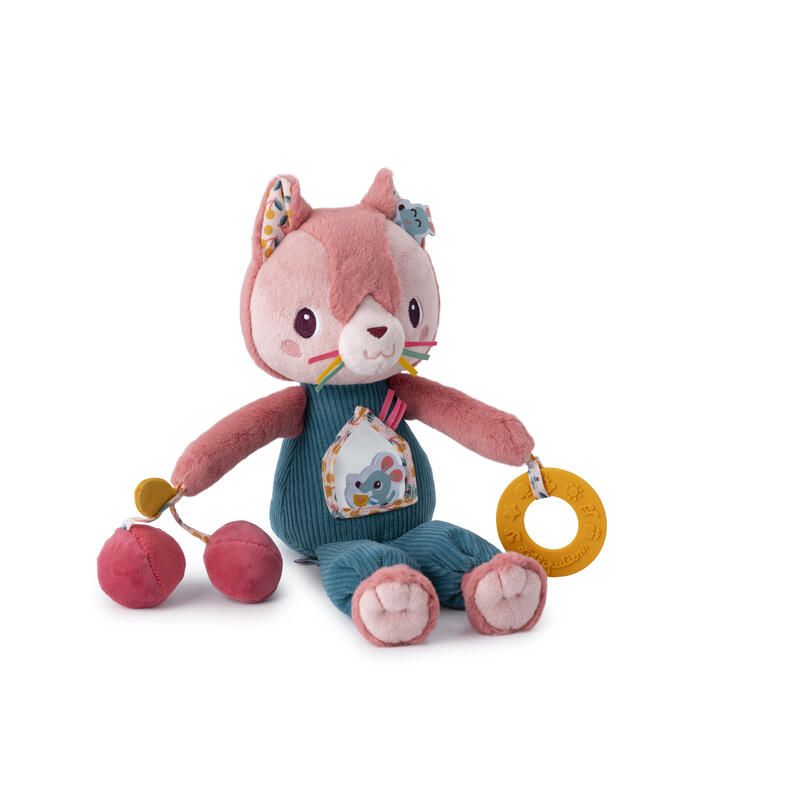 Chat Multi-activites Jeanne 09m Rose Bleu Jaune - lilliputiens