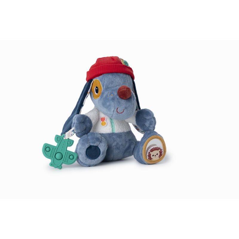 Chien Multi-activites Jules 09m Bleu Blanc Rouge - lilliputiens