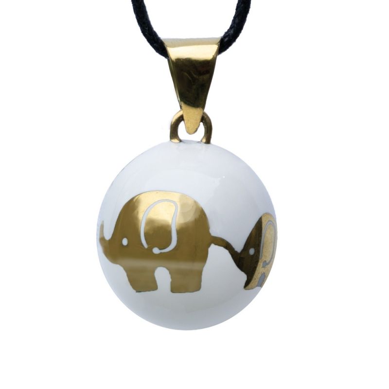 Bijou De Grossesse Bola Golden Elephants - bola