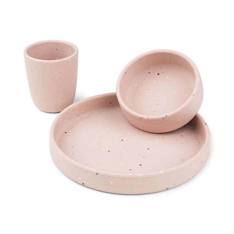 Coffret Repas Silicone Rose - done by deer