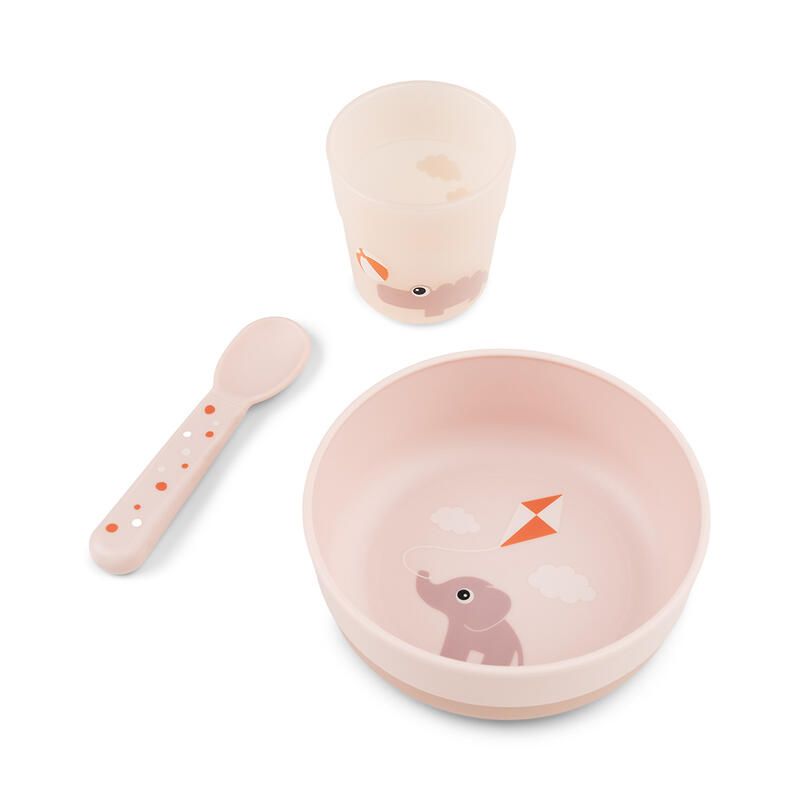 Foodie Coffret Premier Repas Playground Rose - done by deer