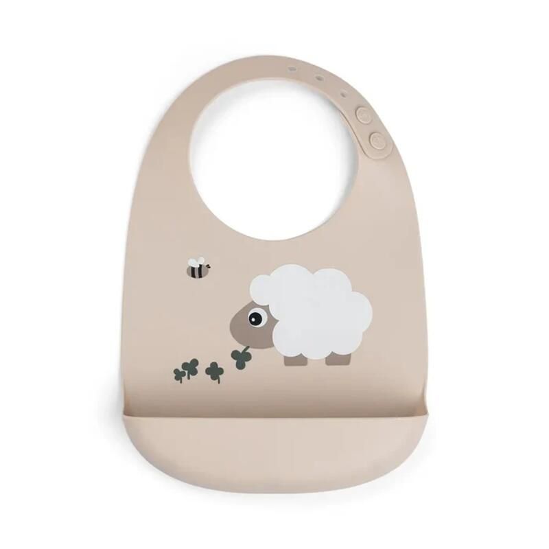Bavoir Silicone Sheepy Sable - done by deer