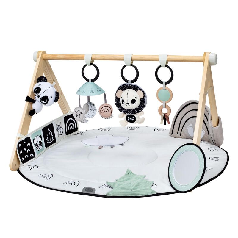 Tapis D Eveil Luxe Gymini Black And White - tiny love