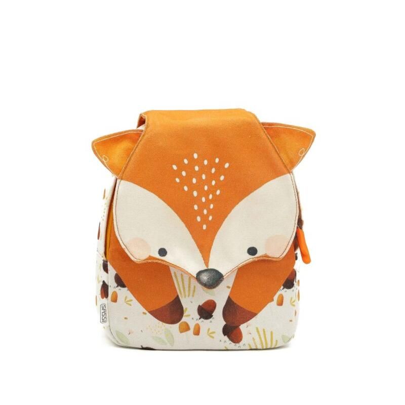 Mini sac à dos A5 Crunchy le renard Orange - sassi