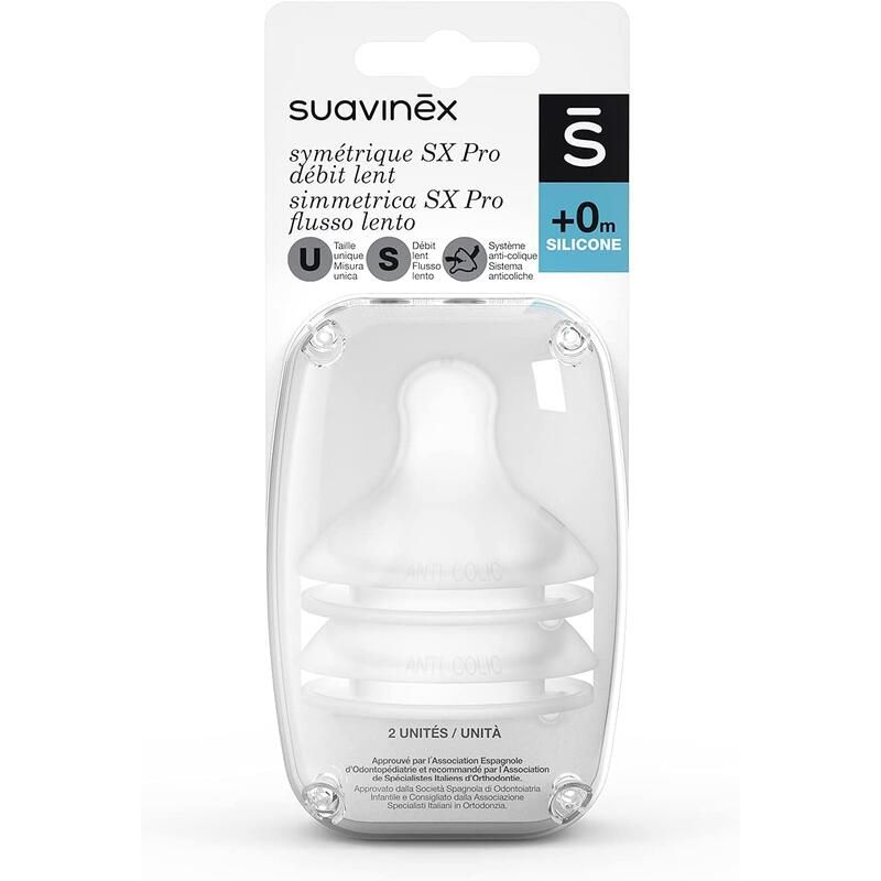 Tetines Symetriques Sx Pro X2 0m+ - suavinex