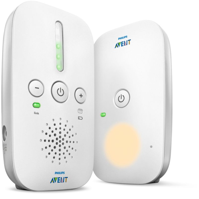 Ecoute-bebe Dect - Connexion Essentielle - Gris/Blanc Fonctionne Sur Pile O - avent