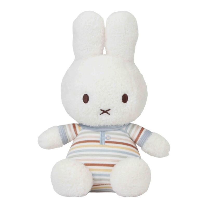 Peluche Vintage Sunny Stripes - 25 Cm Miffy 25cm Multicolore - little dutch