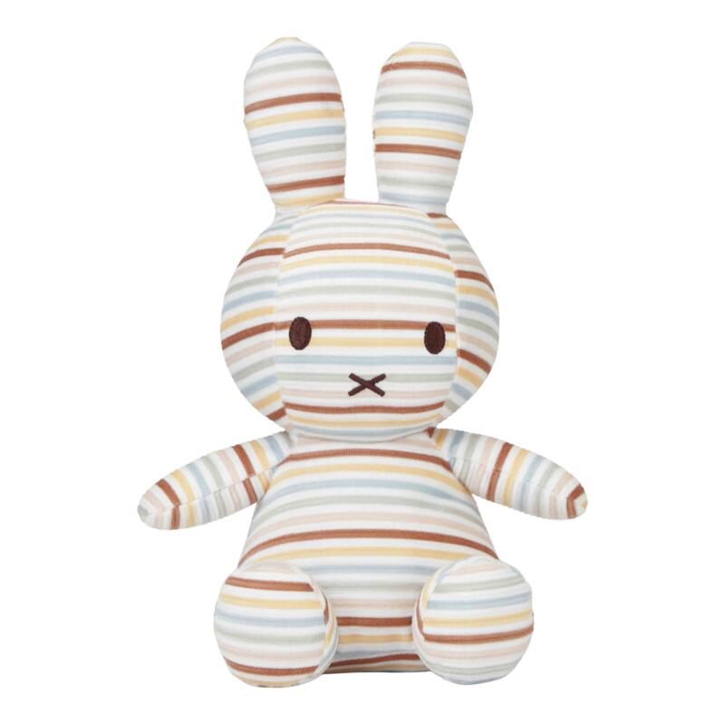Peluche Vintage Sunny Stripes All Over - 25 Cm Miffy 25cm Multicolore - little dutch