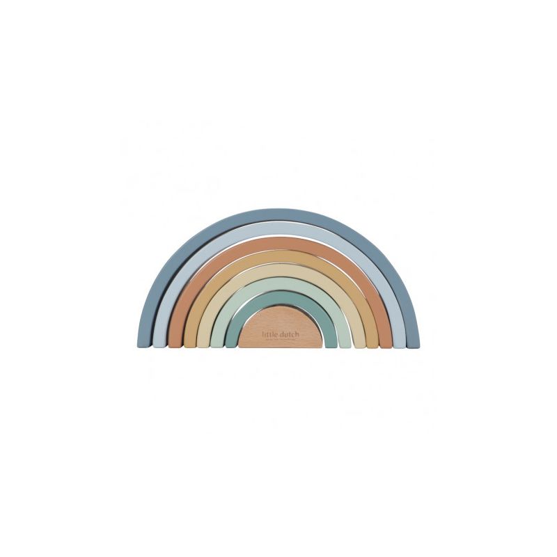 Arc-en-ciel Bois Fsc Forest Friends Multicolore Bleu - little dutch
