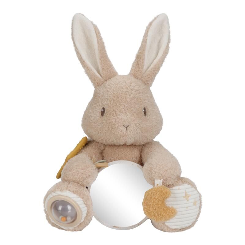 Peluche Dactivites Lapin Newborn Natural - little dutch