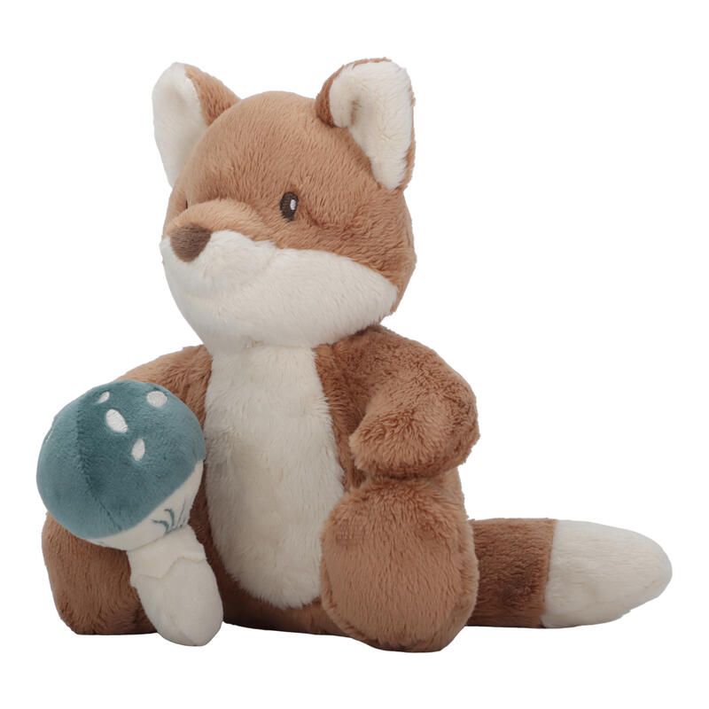 Peluche Renard Forest Friends Marron Beige Bleu - little dutch