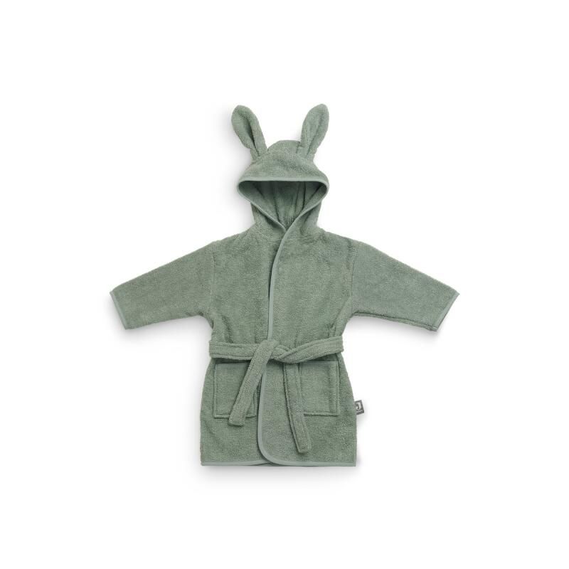 Peignoir éponge Basics 1-2 ans Ash Green - jollein