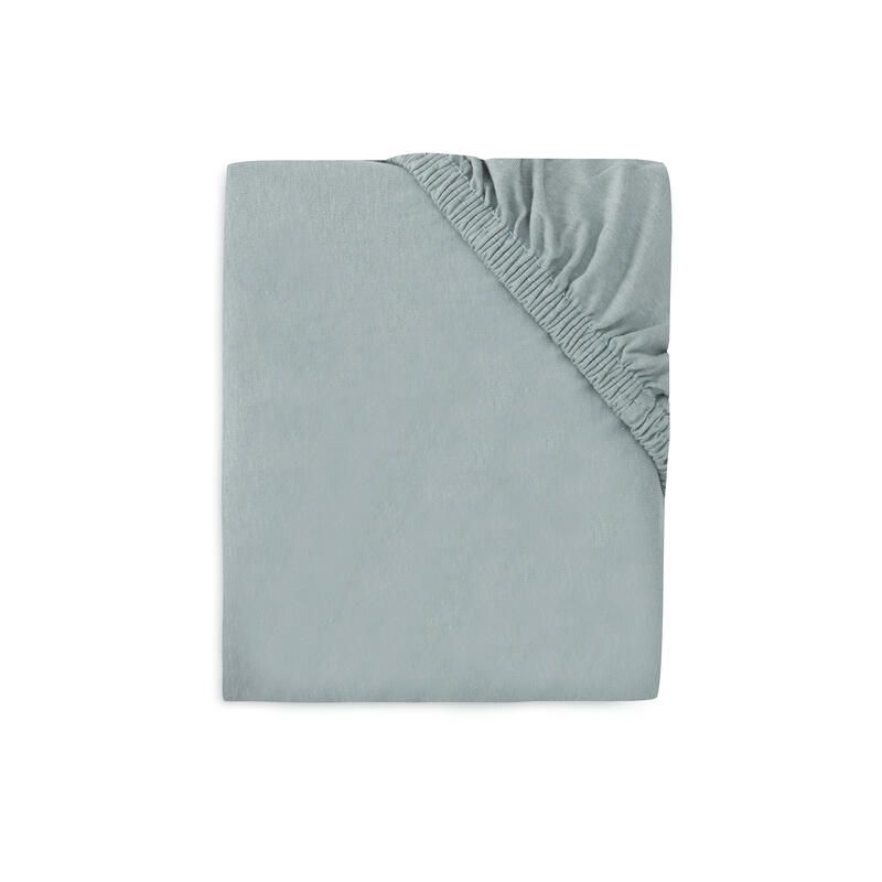 Drap-housse Jersey Basics 70x140cm Sea Green - jollein