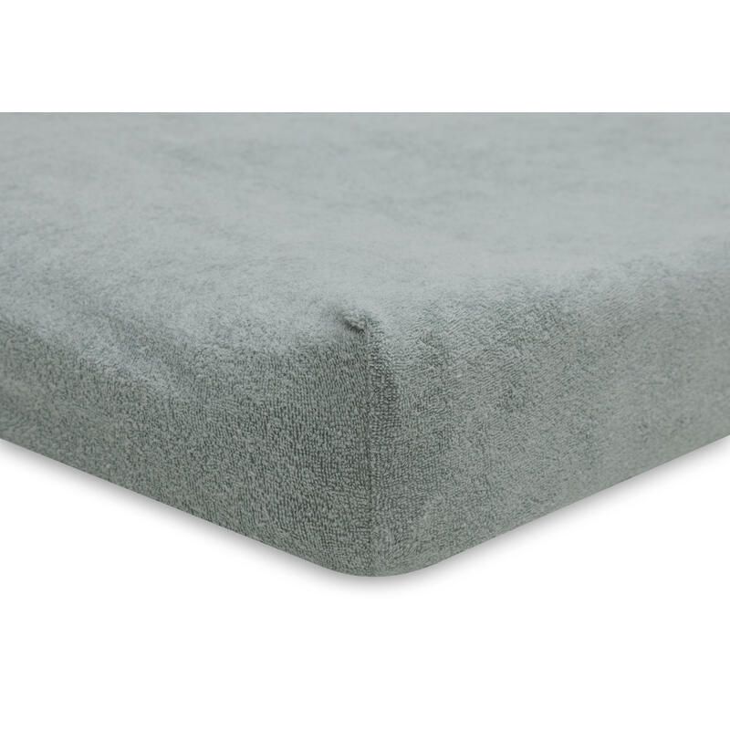 Lot de 2 housse de matelas à langer éponge Sea Green - jollein