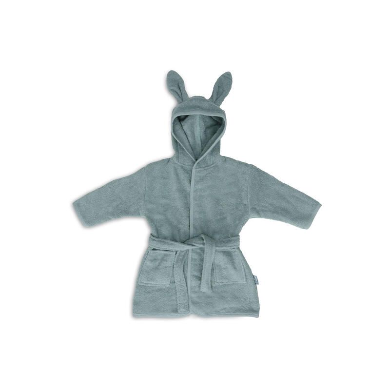 Peignoir éponge Basics 1-2 ans Sea Green - jollein
