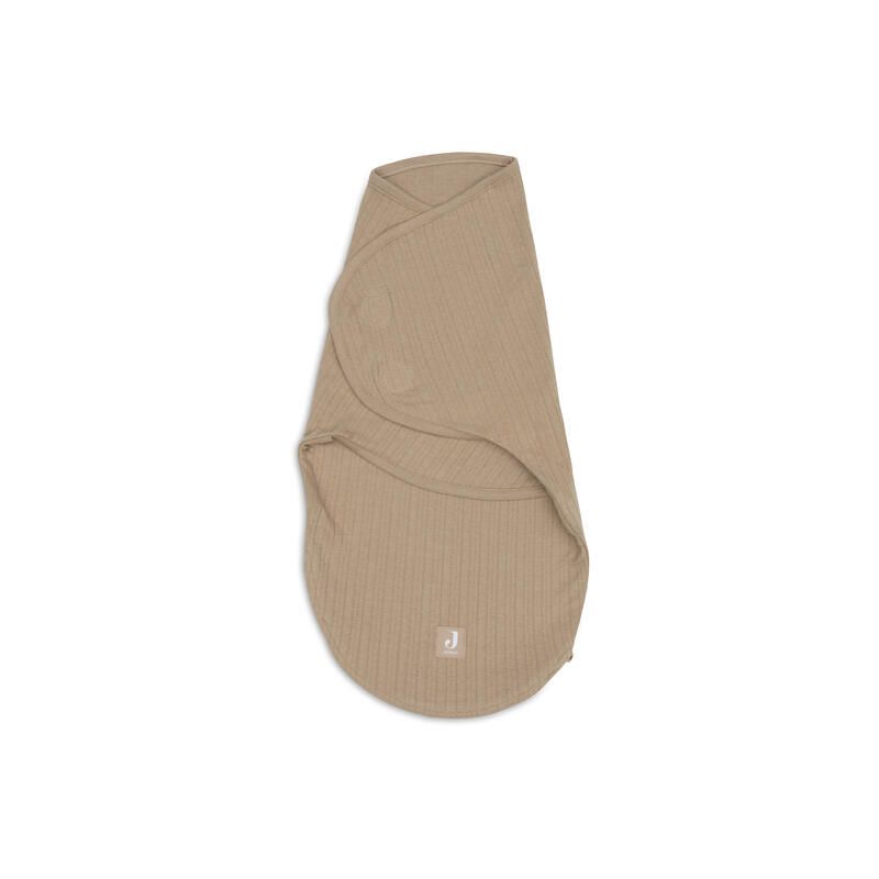 Couverture Emmaillotage Ajour 0-3m Biscuit - jollein