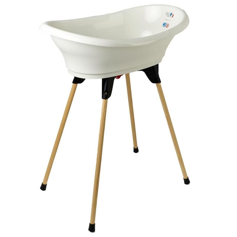 Kit Baignoire Vasco Blanc Muguet Baignoire + Pieds + Tuyau De Vidange - thermobaby