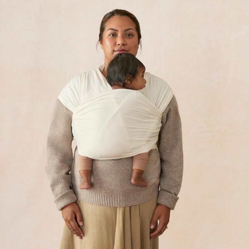 Écharpe de portage nouveau-né Aura Cream - ergobaby