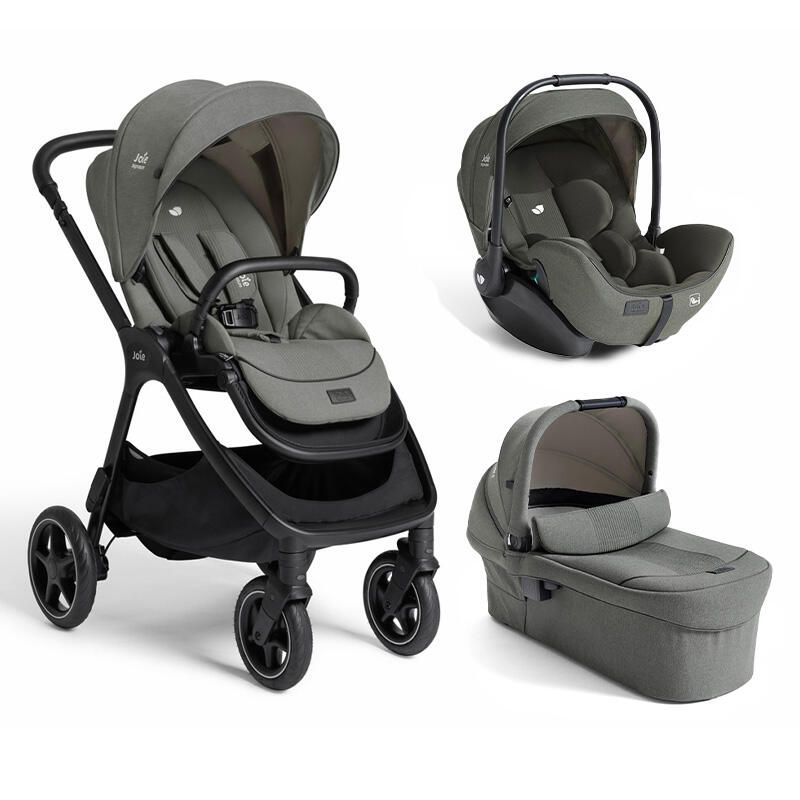 Poussette Trio Finiti + Siège auto i-Level Pro + Nacelle Ramble XL V2 Evergreen - joie