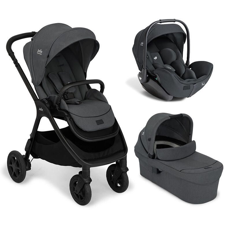 Poussette Trio Finiti + Siège auto i-Level Pro + Nacelle Ramble XL V2 Ebony - joie