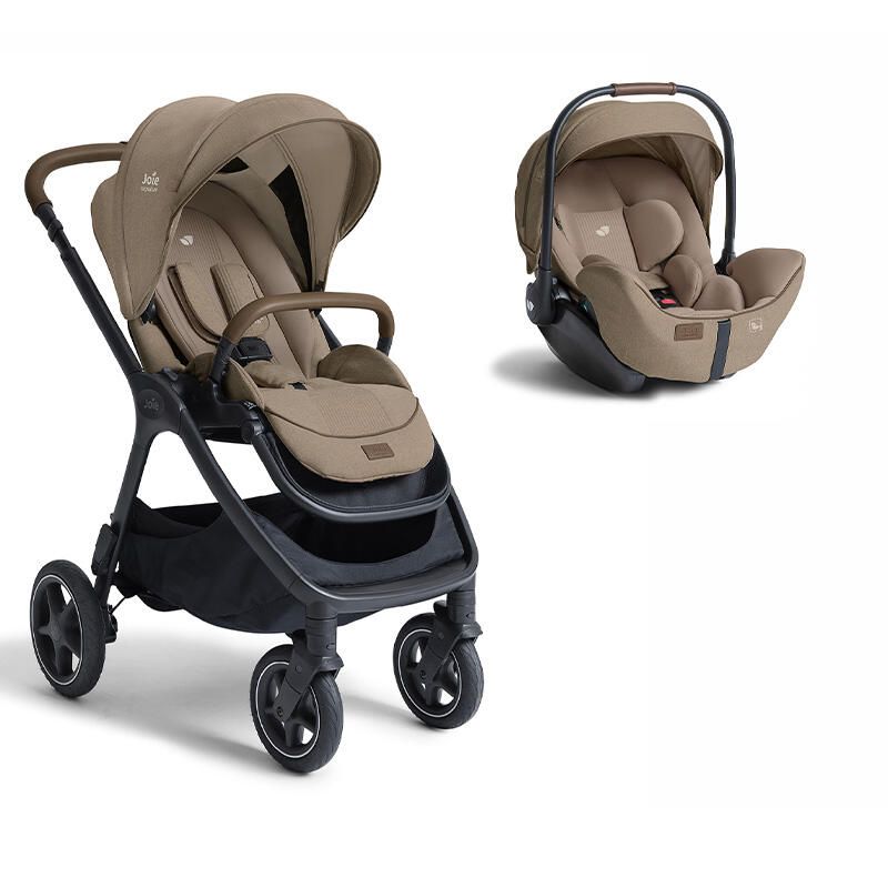 Poussette Duo Finiti + Siège auto i-Level Pro Sandstone - joie