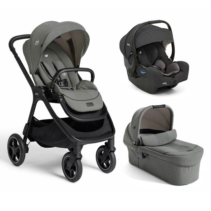 Poussette Trio Finiti + Siège auto i-Gemm 3 + Nacelle Ramble XL V2 Evergreen - joie