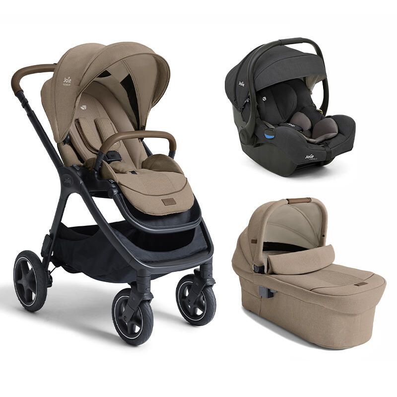 Poussette Trio Finiti + Siège auto i-Gemm 3 + Nacelle Ramble XL V2 Sandstone - joie