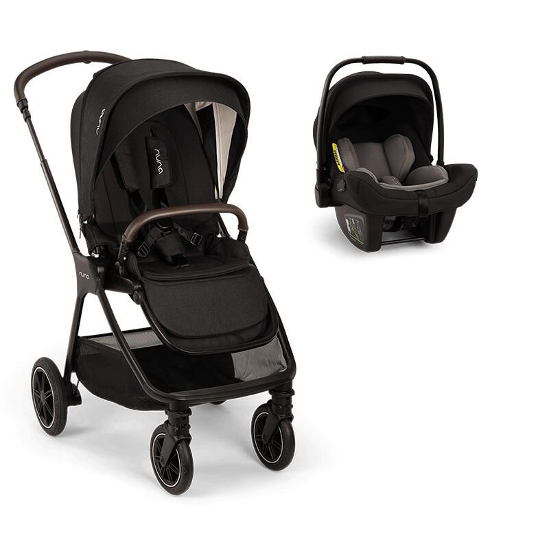 Poussette Duo Triv Next + Siège auto Pipa Next Caviar - nuna